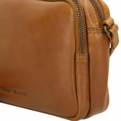 Greenburry Umhängetaschen<Colombiana Umhängetasche Leder 21 cm nougat