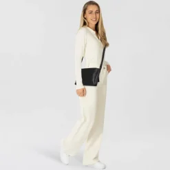 Outlet Greenburry Colombiana Umhängetasche Leder 26 cm black