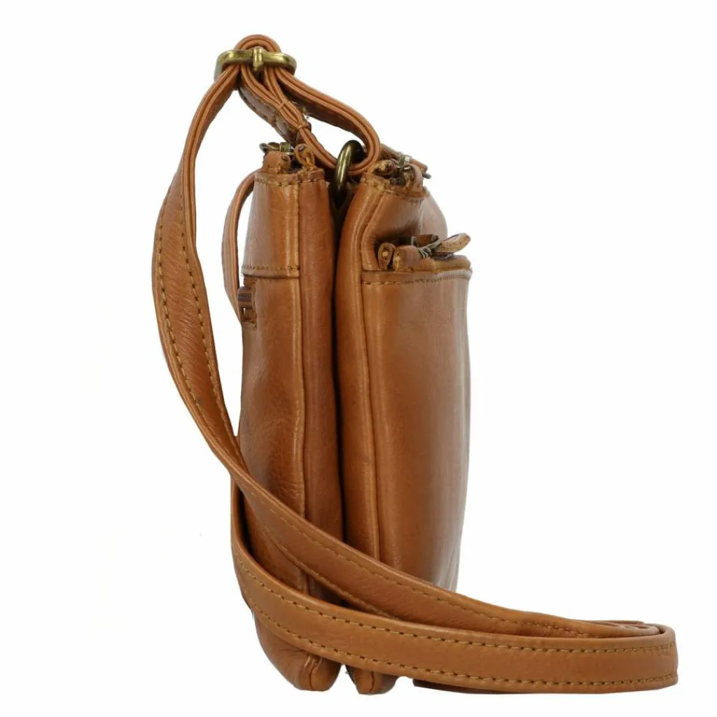 Greenburry Umhängetaschen<Colombiana Umhängetasche Leder 26 cm nougat