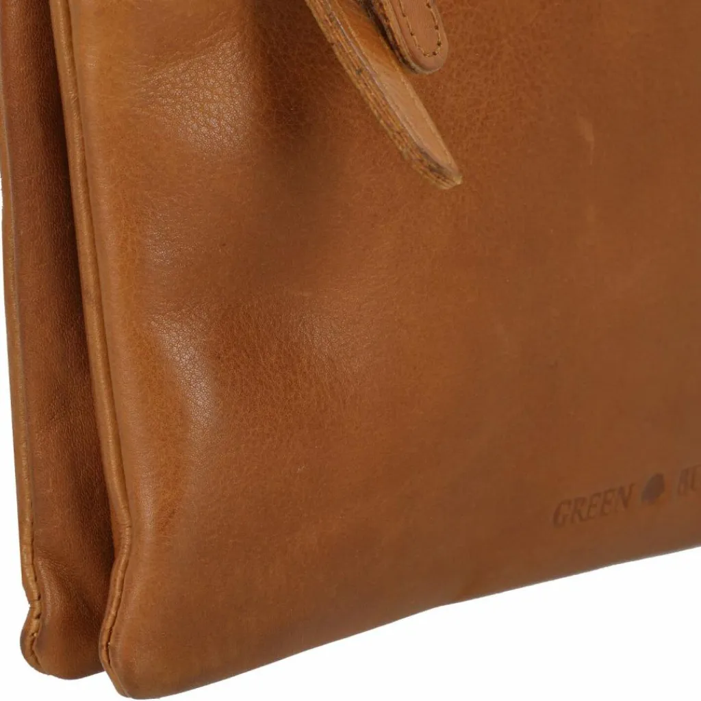 Greenburry Umhängetaschen<Colombiana Umhängetasche Leder 26 cm nougat