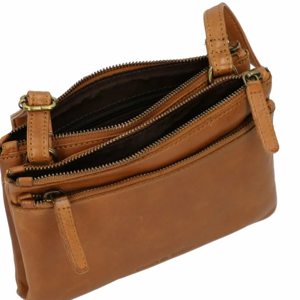 Greenburry Umhängetaschen<Colombiana Umhängetasche Leder 26 cm nougat