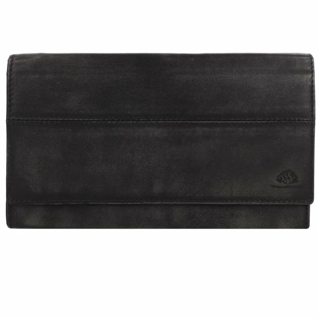 New Greenburry Destressed Geldbörse RFID Schutz Leder 18.5 cm silver grey