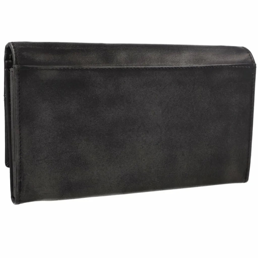 New Greenburry Destressed Geldbörse RFID Schutz Leder 18.5 cm silver grey