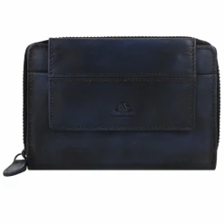 New Greenburry Destressed Geldbörse RFID Schutz Leder 13.5 cm navy blue