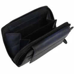 New Greenburry Destressed Geldbörse RFID Schutz Leder 13.5 cm navy blue