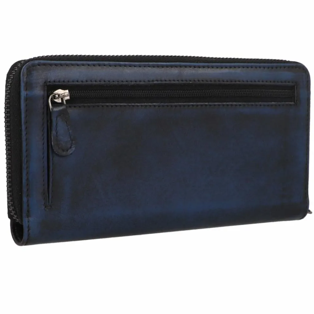 Damen Greenburry Destressed Geldbörse RFID Schutz Leder 19 cm