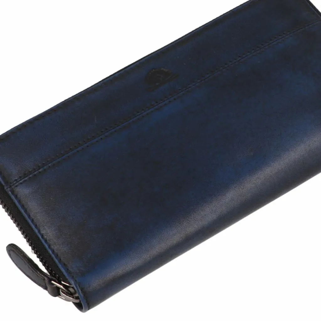 Damen Greenburry Destressed Geldbörse RFID Schutz Leder 19 cm