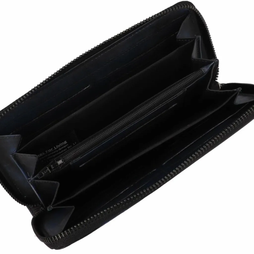 Damen Greenburry Destressed Geldbörse RFID Schutz Leder 19 cm