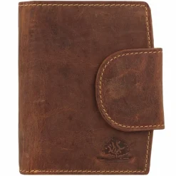 New Greenburry Geldbörse Leder 9 cm braun