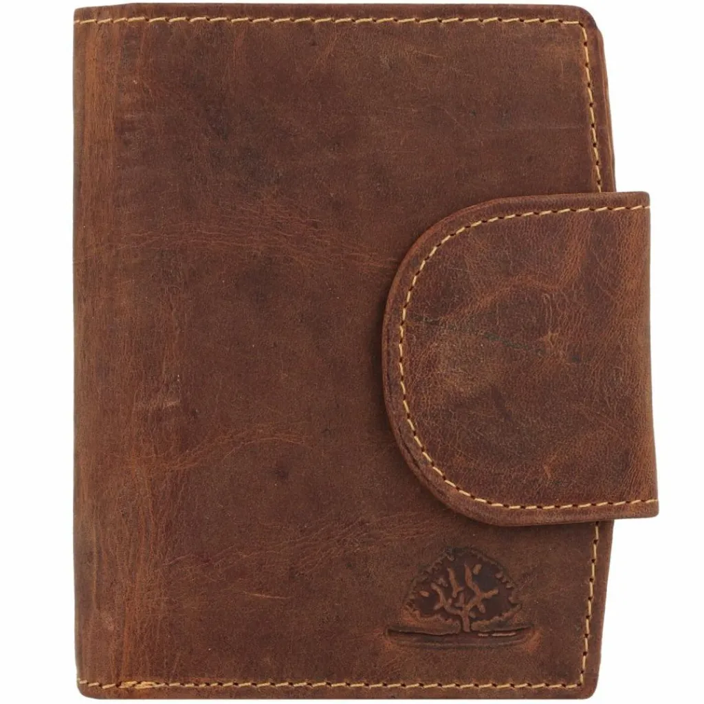 New Greenburry Geldbörse Leder 9 cm braun
