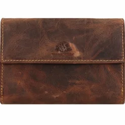 Greenburry Damengeldbörsen Querformat<Geldbörse Leder 14 cm braun