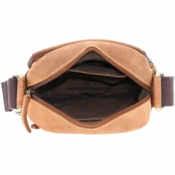 Greenburry Henkeltaschen<High-Class Nappa Henkeltasche Leder 25 cm brown