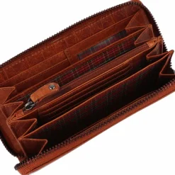 Damen Greenburry House of Norway Geldbörse RFID Schutz Leder 19 cm