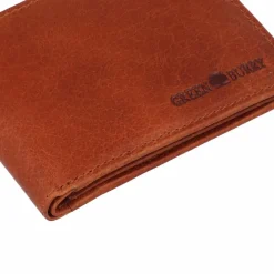 Discount Greenburry House of Norway Geldbörse RFID Schutz Leder 11.5 cm natur