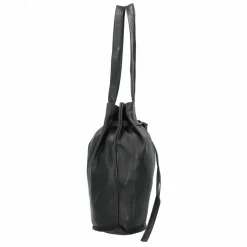 Greenburry Beuteltaschen|Schultertaschen<Nappa Beuteltasche Leder 37 cm black