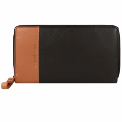 Clearance Greenburry Nappa Geldbörse RFID Schutz Leder 19.5 cm brown-tan