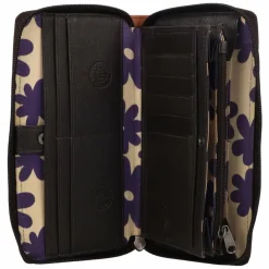 Clearance Greenburry Nappa Geldbörse RFID Schutz Leder 19.5 cm brown-tan