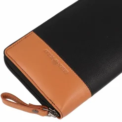 Best Greenburry Nappa Geldbörse RFID Schutz Leder 19.5 cm black-tan