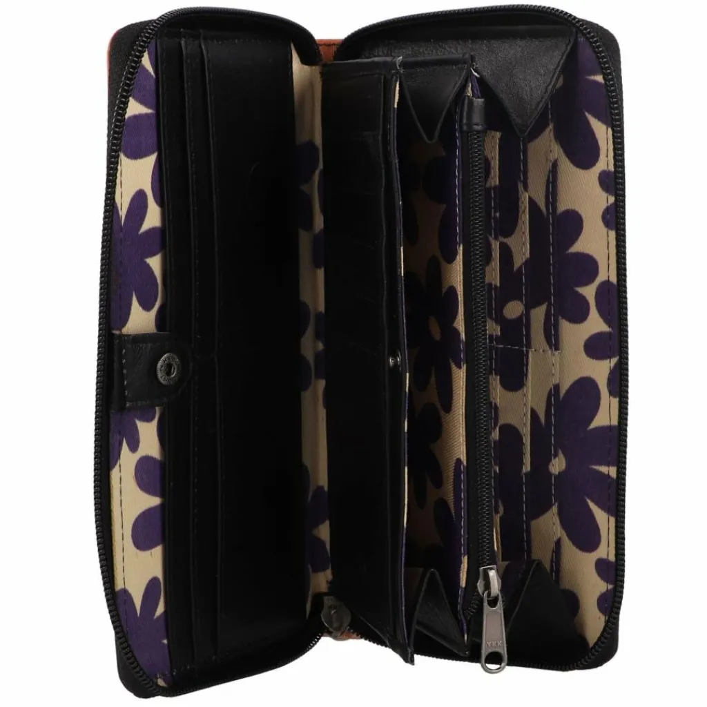 Best Greenburry Nappa Geldbörse RFID Schutz Leder 19.5 cm black-tan