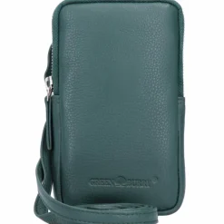 Greenburry Umhängetaschen<Nappa Handytasche Leder 10,5 cm bottle green