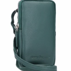 Greenburry Umhängetaschen<Nappa Handytasche Leder 10,5 cm bottle green