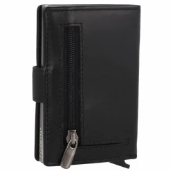 Greenburry Visitenkartenetuis<Nappa Kreditkartenetui RFID Schutz Leder 7 cm black