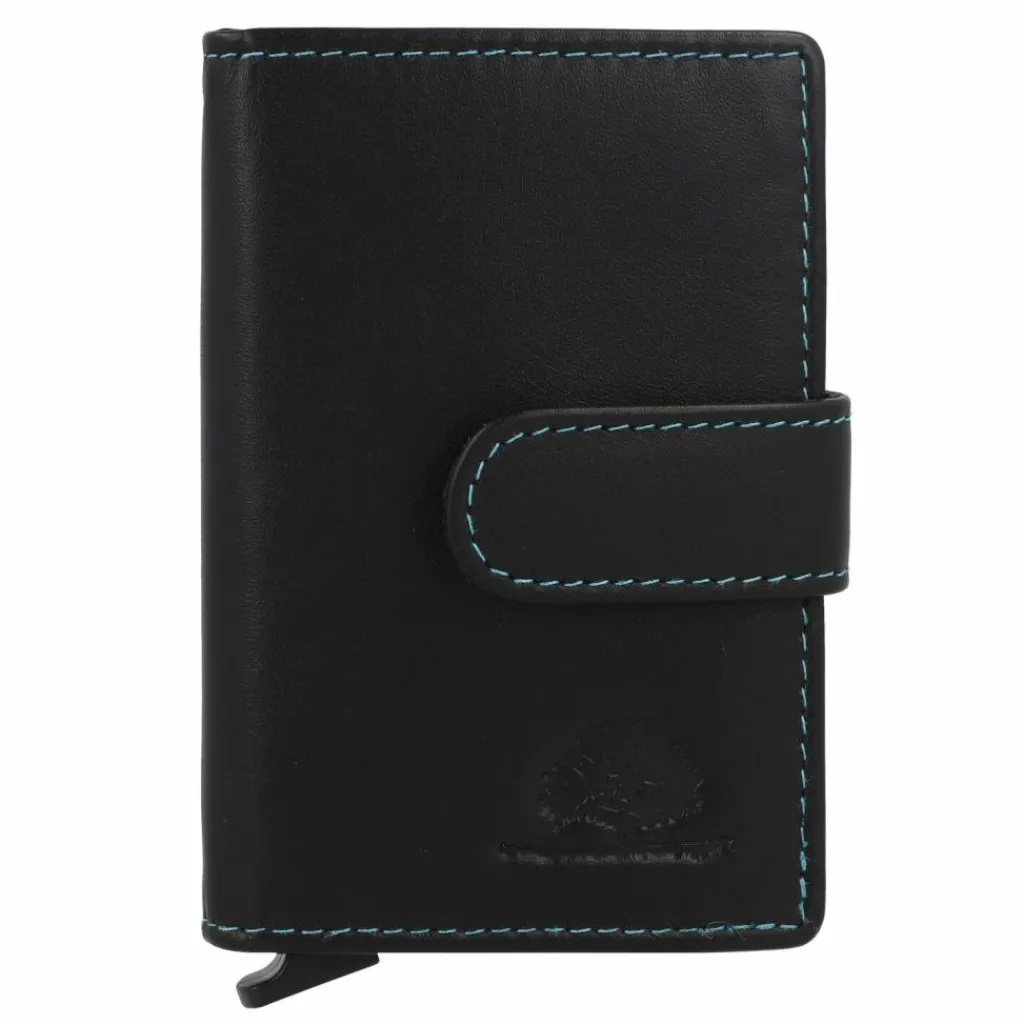 Greenburry Nappa Kreditkartenetui RFID Schutz Leder 7 cm