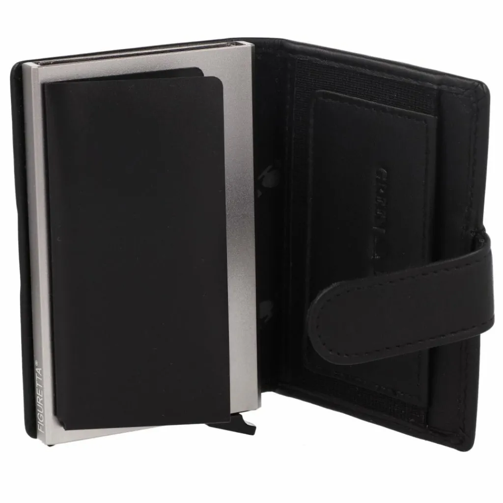 Greenburry Nappa Kreditkartenetui RFID Schutz Leder 7 cm