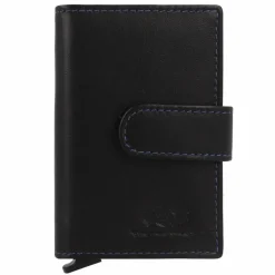 Discount Greenburry Nappa Kreditkartenetui RFID Schutz Leder 7 cm blue