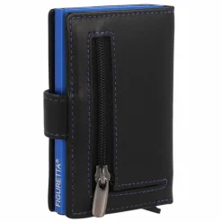 Discount Greenburry Nappa Kreditkartenetui RFID Schutz Leder 7 cm blue