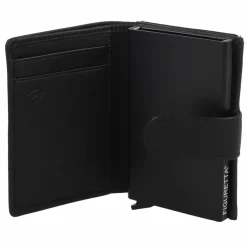 Greenburry Visitenkartenetuis<Nappa Kreditkartenetui RFID Schutz Leder 8 cm black