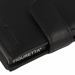 Greenburry Visitenkartenetuis<Nappa Kreditkartenetui RFID Schutz Leder 8 cm black