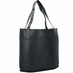 Greenburry Shopper|Schultertaschen<Nappa Shopper Tasche Leder 43 cm black