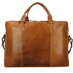 Greenburry Laptoptaschen|Aktentaschen<Newport Aktentasche Leder 43 cm Laptopfach caramel