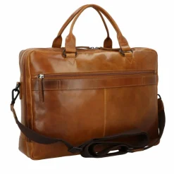 Greenburry Laptoptaschen|Aktentaschen<Newport Aktentasche Leder 43 cm Laptopfach caramel