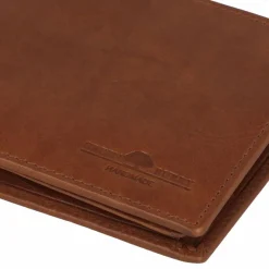 Greenburry Herrengeldbörsen Querformat<Newport Geldbörse RFID Schutz Leder 12 cm caramel