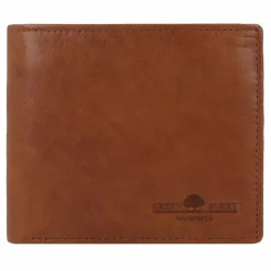 Greenburry Herrengeldbörsen Querformat<Newport Geldbörse RFID Schutz Leder 11 cm caramel