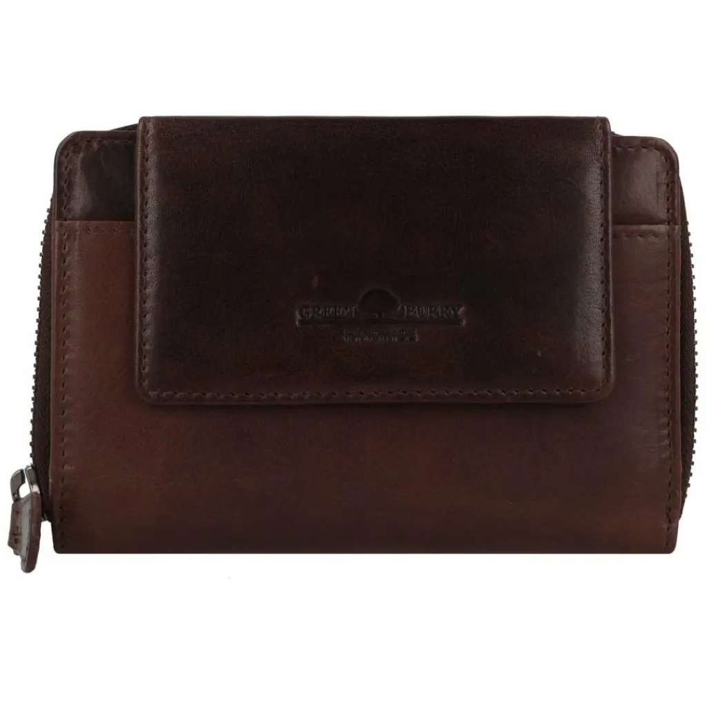 Hot Greenburry Newport Geldbörse RFID Schutz Leder 14 cm coffee