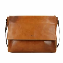 Hot Greenburry Newport Messenger Leder 35 cm caramel