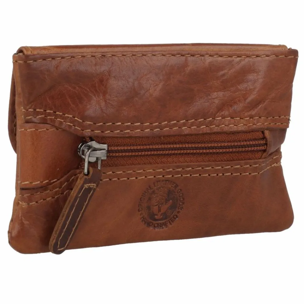 Greenburry Schlüsseletuis<Newport Schlüsseletui Leder 10 cm caramel