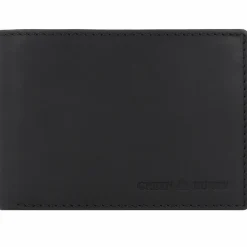 Greenburry Pure Geldbörse RFID Schutz Leder 12.5 cm black