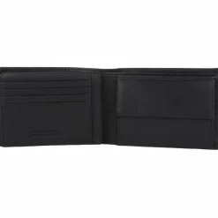 Greenburry Pure Geldbörse RFID Schutz Leder 12.5 cm black