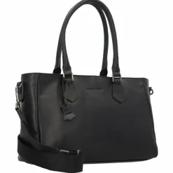 Greenburry Henkeltaschen<Pure Handtasche Leder 33 cm black