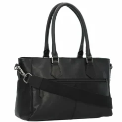 Greenburry Henkeltaschen<Pure Handtasche Leder 33 cm black