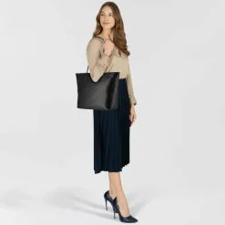 Greenburry Pure Shopper Tasche Leder 35 cm Laptopfach