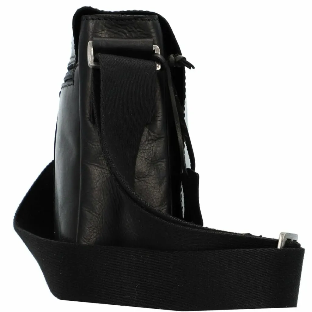 Clearance Greenburry Pure Umhängetasche Leder 20 cm black