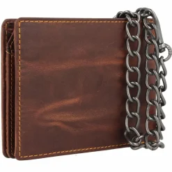 Greenburry Herrengeldbörsen Hochformat<Racing Collection Phoenix Geldbörse RFID Leder 12 cm braun