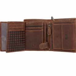 Herren Greenburry Racing Collection Memphis Geldbörse RFID Leder 10 cm