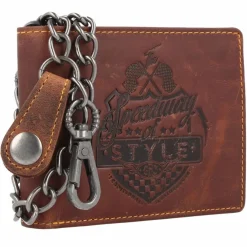 Herren Greenburry Racing Collection Daytona Geldbörse RFID Leder 12 cm