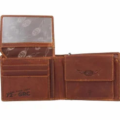 Herren Greenburry Racing Collection Daytona Geldbörse RFID Leder 12 cm